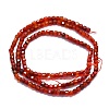 Natural Red Agate Beads Strands G-P457-B01-25-3