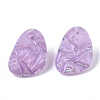 Cellulose Acetate(Resin) Stud Earring Findings X-KY-R022-027-3