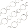 304 Stainless Steel Ring Link Chains CHS-G044-05P-03-1