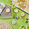 10Pcs 5 Colors Alloy Cufflinks FIND-PH0038-34-4