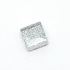 Glitter Glass Cabochons GLAA-WH0018-91A-1
