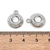 304 Stainless Steel Pendant Cabochon Settings SA-CBAE5AC-21P-3