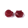 Dyed Natural White Jade Carved Beads G-Q601-41B-02-2
