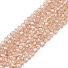 Electroplate Glass Beads Strands EGLA-A044-T1mm-A20-1