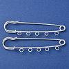 Iron Safety Pins Brooch Findings RN-CBAB9AC-03S-1