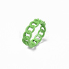 Spray Painted Alloy Cuff Rings RJEW-T011-32C-RS-3