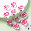 Transparent Enamel Acrylic Beads TACR-S155-004I-6