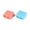 Opaque Acrylic Beads SACR-Q001-02B-M-3