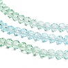Transparent Painted Glass Beads Strands X1-DGLA-A034-T3mm-A16-4