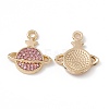 Alloy Rhinestone Pendants ALRI-K049-09D-2