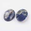 Natural Sodalite Flat Back Cabochons X-G-G741-30x40mm-06-2