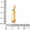 201 Stainless Steel Pendants STAS-Q344-05B-G-3