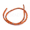 Handmade Evil Eye Lampwork Round Bead Strands X-LAMP-L055-4mm-03-2