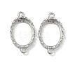 925 Sterling Silver Connector Cabochon Settings STER-NH0019-01P-01-1