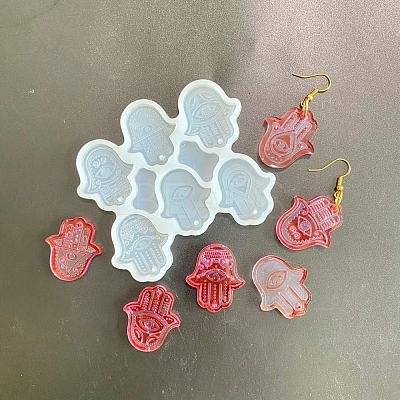 Hamsa Hand DIY Silicone Pendant Molds WG12131-01-1