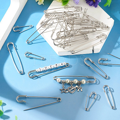 85Pcs 5 Styles Iron Kilt Pins IFIN-TADJ0001-01-1
