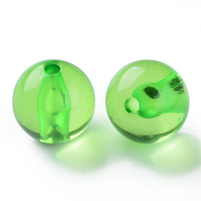 Transparent Acrylic Beads MACR-S370-A16mm-734-1