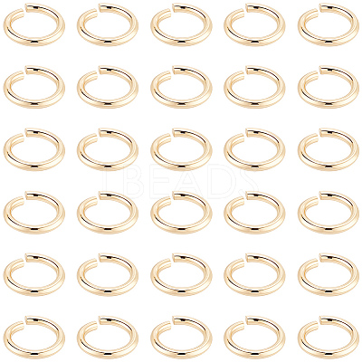 6 Bags Brass Open Jump Rings KK-BBC0027-73-1