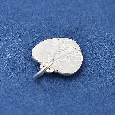 925 Sterling Silver Heart with Capital Letter Charms STER-S009-13A-S-1