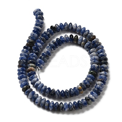 Natural Blue Spot Jasper Beads Strands G-Z030-A01-01-1