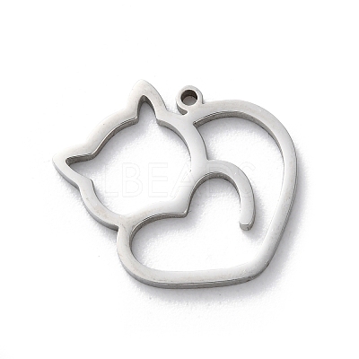 Anti-Tarnish 304 Stainless Steel Pendants STAS-S149-01P-1