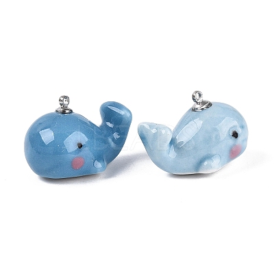 Handmade Porcelain Pendants PORC-N013-17B-1
