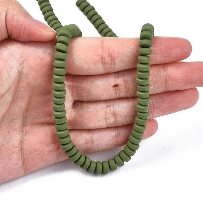 Handmade Polymer Clay Beads Strands LS-CLAY-N008-104-1