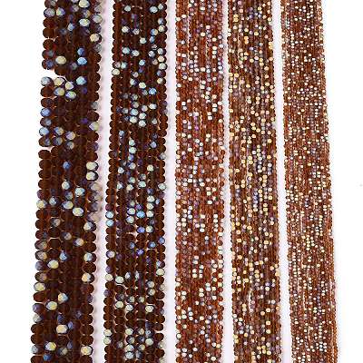 Transparent Glass Beads Strands LS-EGLA-A044-T6mm-MB02-1