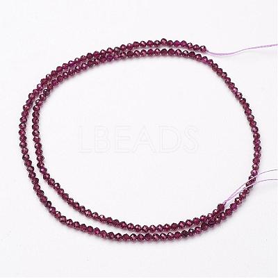 Natural Garnet Bead Strands G-P213-37-2mm-1