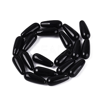 Opaque Glass Beads Strands GLAA-Q113-03A-CM-1