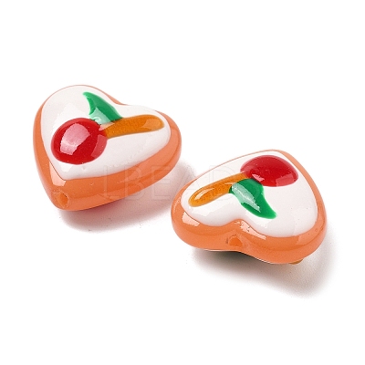 Baking Paint Glass Enamel Beads LAMP-V001-06B-1