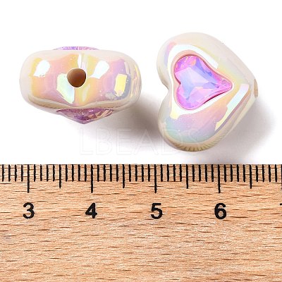 Plating Acrylic Beads OACR-Z022-01D-1