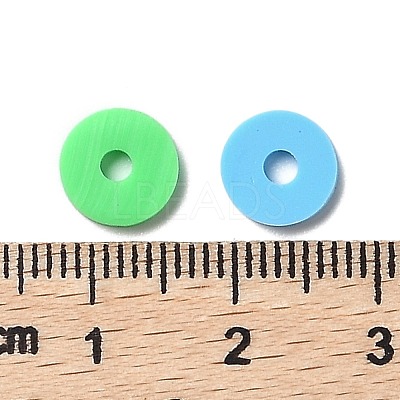 150G 15 Colors Handmade Polymer Clay Beads CLAY-JP0001-12-8mm-1