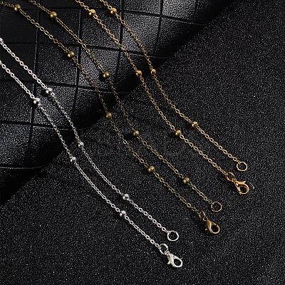 Brass Coated Iron Cable Chains Set CH-SC0001-01G-1
