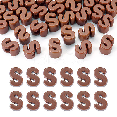 Opaque Acrylic European Beads OACR-TAC0019-006S-1