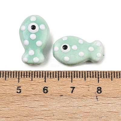 Handmade Porcelain Beads PORC-B009-03C-1