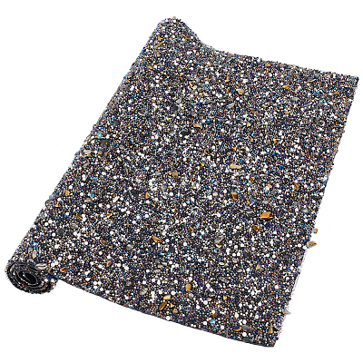 Hotfix Rhinestone Sheet RESI-WH0035-24B-1