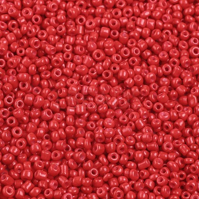 Baking Paint Glass Seed Beads SEED-S002-K20-1