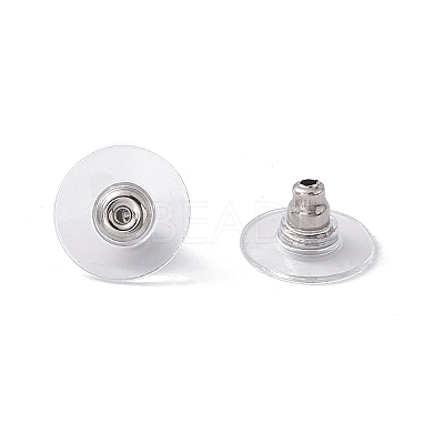 304 Stainless Steel Bullet Clutch Earring Backs STAS-I016-1