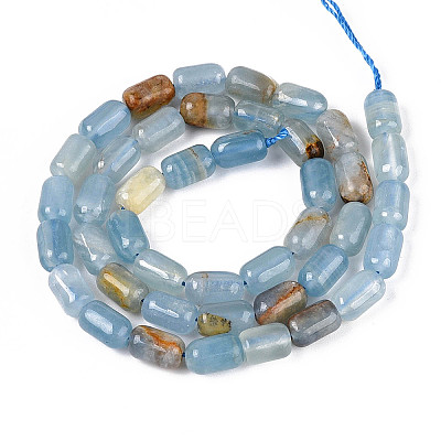 Natural Blue Calcite Beads Strands G-G980-53A-1