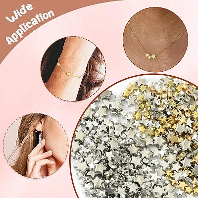 180Pcs 6 Styles CCB Plastic Beads CCB-YW0001-51-1