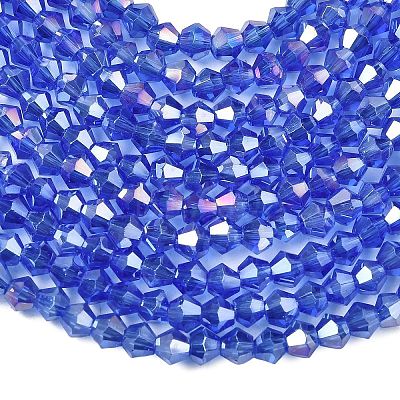 Glass Beads Strands EGLA-S056-3mm-02-1