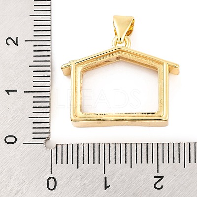 Rack Plating Brass Locket Pendants KK-F874-01G-06-1