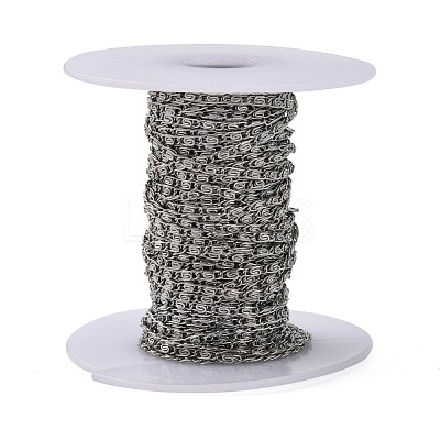Tarnish Resistant 304 Stainless Steel Lumachina Chains CHS-K002-21A-1