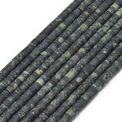 Natural Kambaba Jasper Beads Strands G-P575-B13-4x2mm-1
