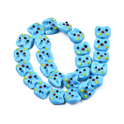 Handmade Lampwork Beads LAMP-N029-012C-1