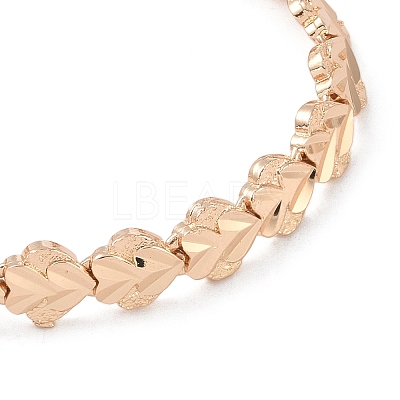 Brass Link Chain Bracelets for Women Men BJEW-P324-01F-KCG-1