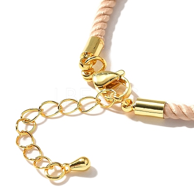 Nylon Milan Cord Necklace Making MAK-M028-01G-18-1