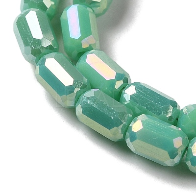Electroplate Glass Beads Strands EGLA-D031-01-14-1