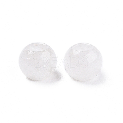 Natural Quartz Crystal European Beads G-T092-10mm-24-1